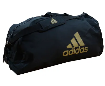 Спортивная сумка Adidas Trolley Bag Combat Sports XL черная/золотая -  купить в Москве, цены на Мегамаркет