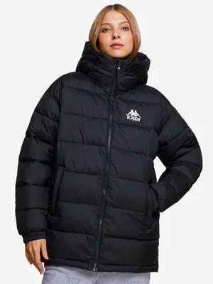 Куртка женская Kappa черный цвет — купить за 194.4 руб. в интернет-магазине  Спортмастер