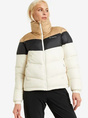 Куртка утепленная женская Columbia Puffect Color Blocked Jacket молочный  цвет — купить за 6749 руб. со скидкой 50 %, отзывы в интернет-магазине  Спортмастер