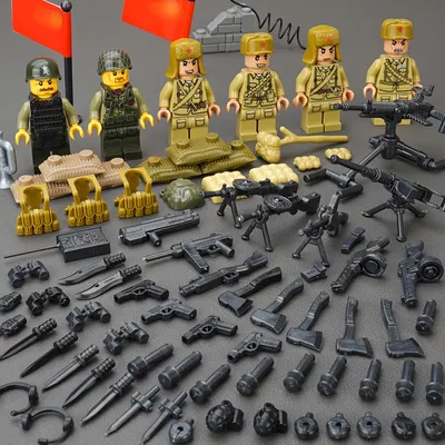 Купить Фигурки Военные Советского союза СССР солдаты времен второй мировой  войны ВОВ , аналог лего Lego, цена 720 грн — Prom.ua (ID#1553483311)