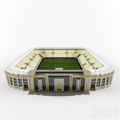 Футбольный стадион - Здание - 3D модель