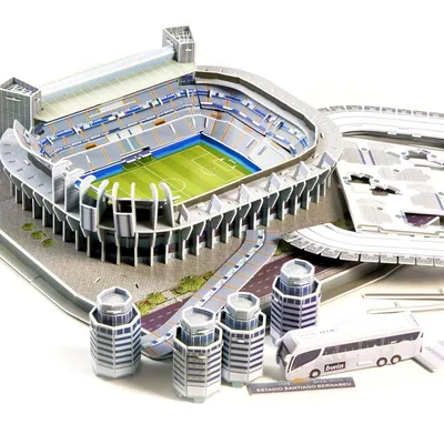 Купить Конструктор Сантьяго Бернабеу стадион ФК Реал Мадрид 4266 деталей  22026MK недорого в интернет-магазине Gigatoy.ru