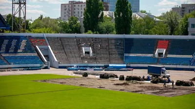 Вот как выглядит поле Центрального стадиона профсоюзов прямо сейчас ☀ При  подготовке поля к матчу «Факел».. | ВКонтакте