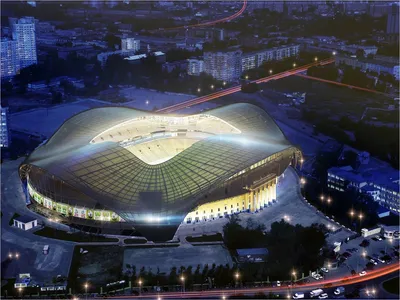 Центральный стадион в Екатеринбурге Стоковое Изображение - изображение  насчитывающей центрально, екатеринбург: 108945547