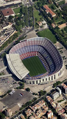 Камп Ноу стадион карты - Камп Ноу стадион сиденье карте (Каталония в  Испании)