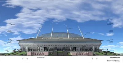 Смольный объявил конкурс на входную группу стадиона \"Зенит-Арена\",  строящегося к ЧМ-2018 - ТАСС