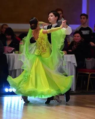 Платье стандарт Юн-2 Визана-Данс платья для спортивных бальных танцев