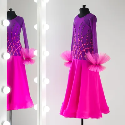 Платье для Бальных Танцев-стандарт Sky.Blue-lyc — Купить на BIGL.UA ᐉ  Удобная Доставка (1353887534)