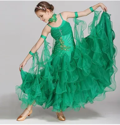 Новинка, фиолетовое платье для бальных танцев, стандартные платья, костюм  для современных танцев, женское платье для вальса | AliExpress