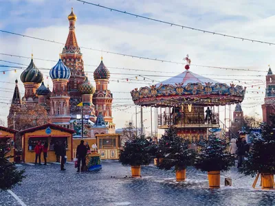 Новогодняя Москва (обзорная) - Необычные экскурсии по Москве и Подмосковью