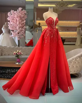 Самые красивые платья в мире 2018-2019 (50 фото) | Evening dresses, Formal  evening dresses, Red wedding dresses