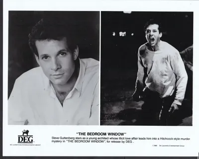 Лицо Стива Гуттенберга крупным планом в фильме «Окно в спальне», 1987, фото из фильма 31548 | eBay