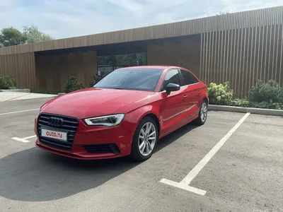 Купить б/у Audi A3 III (8V) 1.4 AMT (125 л.с.) бензин робот в Заречье:  красный Ауди А3 III (8V) седан 2015 года на Авто.ру ID 1116588902