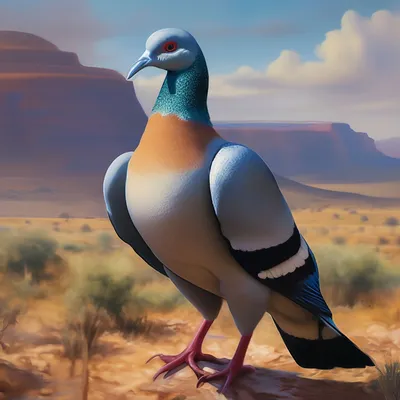Марта странствующий голубь известное животное, Природа 3D модель для ЧПУ:  STL / MAX (obj)