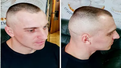 Мужская стрижка машинкой/Стрижка Бокс/short tapered mens haircut - YouTube