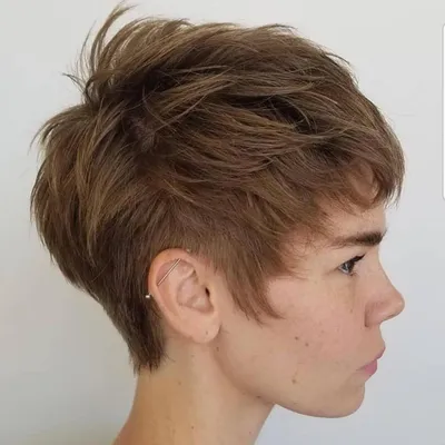 Женская стрижка пикси на короткие волосы: фото идеи, вид спереди и сзади,  виды стрижки