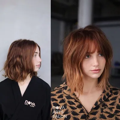Стрижка шегги с челкой 2021: модные идеи для дам с разной структурой волос