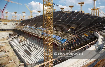Строительство стадиона \"Волгоград Арена\" | РИА Новости Медиабанк