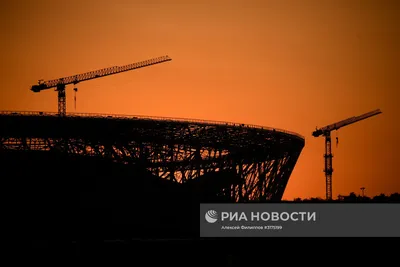 Стадион «Волгоград Арена» засиял новой подсветкой