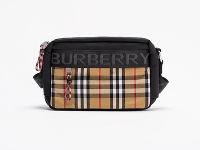 Поясная сумка Burberry цвет Синий купить по цене 3590 рублей в  интернет-магазине outmaxshop.ru с доставкой ☑️