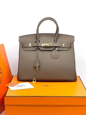 Женская сумка Hermes Birkin Гермес Биркин брендовая большая длина 35 см  белая (ID#1131102327), цена: 1838 ₴, купить на Prom.ua