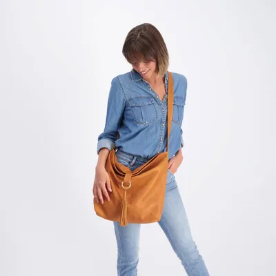 Hobo Crossbody Bag, Leather Purse | Mayko Bags