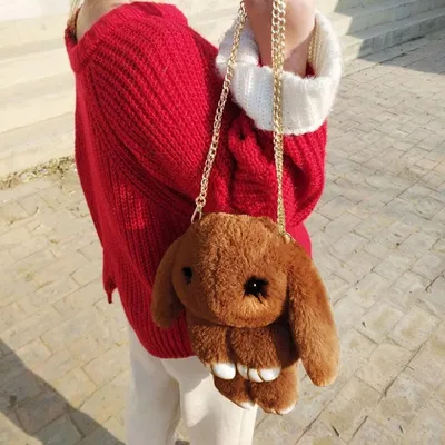 Cute Faux Rabbit Fur Crossbody Bag Bunny Travel Purse Women Girls Backpack  Handbag Shoulder Bag Toddler Kids Toys Knapsack Cellphone Pouch Holder Key  Coins Wallet Satchel (Deep Brown): Handbags: Amazon.com