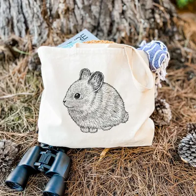 Columbia Basin Pygmy Rabbit - Tote Bag - Because Tees