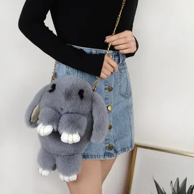 Miffy Plush Doll Shoulder Bag Female Kawaii Miffy Rabbit Cartoon Messenger  Bags | eBay