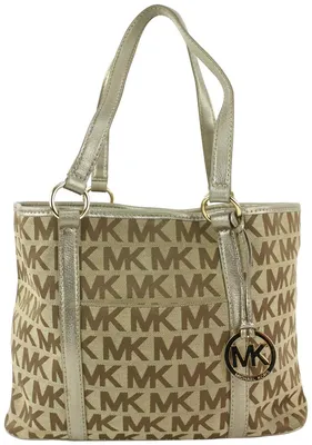 Michael Kors Monogram MK Shopper Tote Bag 3mk1101 – Bagriculture