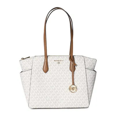 Buy Michael Kors Women Cream MK Sign Tote Bag Online - 872411 | The  Collective