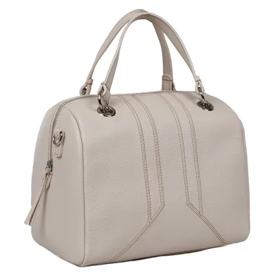 Кожаная женская сумка-саквояж Palio 15759A-112 beige: купить по выгодной  цене в интернет-магазине Leo Ventoni
