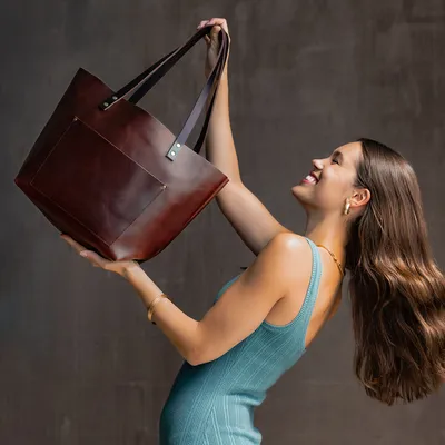 Classic Leather Tote | Portland Leather Goods