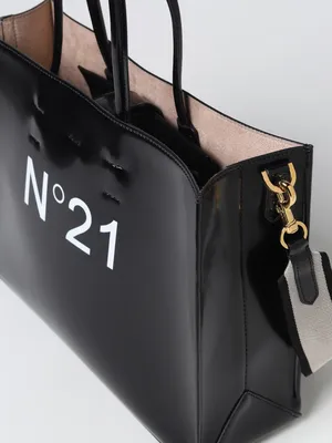 N° 21: tote bags for women - Black | N° 21 tote bags 23EBP0102BS01 online  at GIGLIO.COM