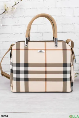 Женская черная сумка в клетку vintage check BURBERRY купить в  интернет-магазине ЦУМ, арт. 4077783