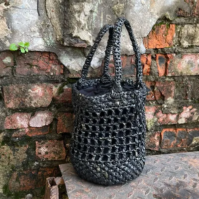 Сумка-ведро, коричневая женская сумка ведро для ношения на плече, трендовая  модель сумки ведро, модная женская сумочка на плечо. ANNP10, AnRarity -  ручной работы на UkrainArt