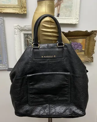 Givenchy Vintage Black Leather Bag S10150 | eBay