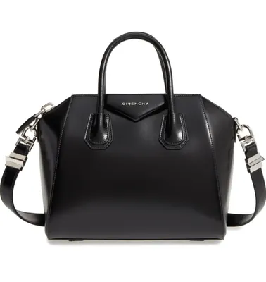 Givenchy Antigona Small Classic Smooth Black Calf Leather Tote Bag, new  with tag | eBay