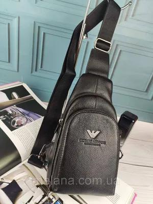 Emporio Armani ❤ женская сумка с текстильным ремешком черный цвет, размер  TU, цена 1379.99 BYN