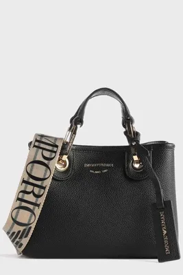 A|X ARMANI EXCHANGE womens Medium Logo All Over Debossed Open Shopping  Satchel Bag, Neroblack, One Size US: Handbags: Amazon.com