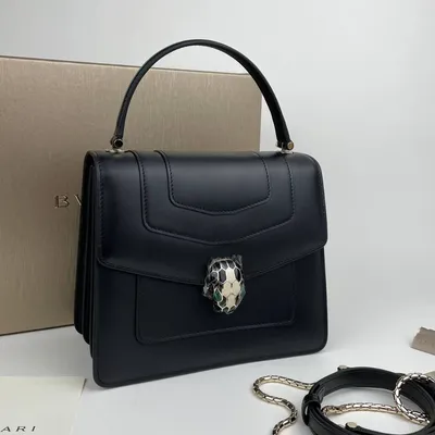 Сумка из натуральной кожи 22x13x5 см Bvlgari купить за 7843 грн в магазине  UKRFashion. Товары бренда Bvlgari. Лучшее качество