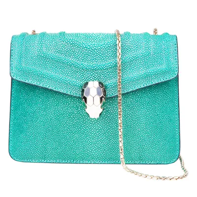 Review: Bvlgari / Bulgari Serpenti Forever Medium Shoulder Bag (Green) via  Aku and unknown factory : r/WagoonLadies