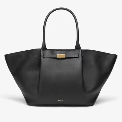 Paloma Tote Black - Luxury Vegan Work Bag – Freja New York