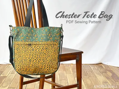 Chester Tote Bag PDF Sewing Pattern - Etsy