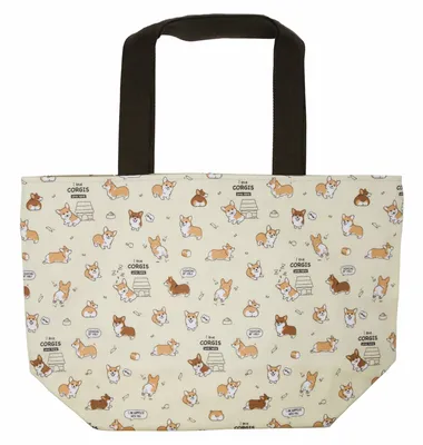 Chester Corgi Tote Bag (Cream) – PAWTY THINGS