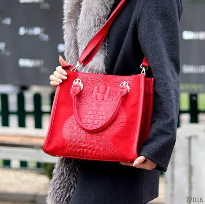 Женская сумка Prada из сафьяновой кожи | Женские Сумки в деловом стиле