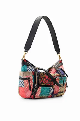 Large canvas patchwork bag Women's I Desigual.com