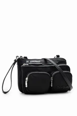 Women's Nylon pockets mini bag I Desigual.com