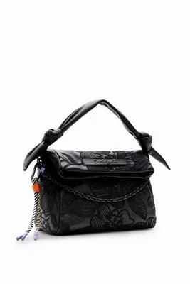 Women's Midsize floral embroidery bag I Desigual.com