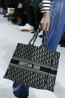CHRISTIAN DIOR BOOK TOTE LIMITED EDITION, EMBROIDERED COTTON Bag Large  Size, New | eBay